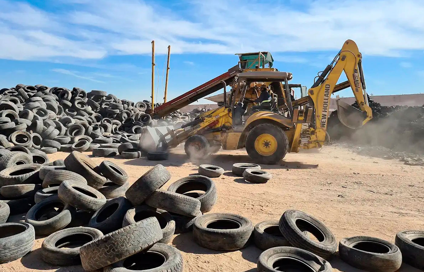 Reciclaje industrial de llantas CRILL